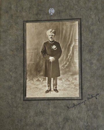 Maharaja Nalwadi Krishnaraja Wadiyar IV 1927 Jubilee Portrait