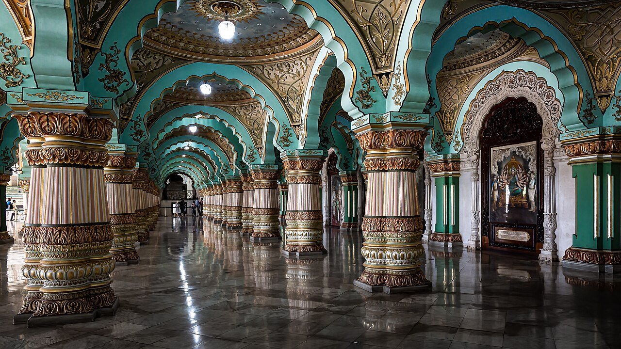 Mysore Palace Durbar Hall Interior