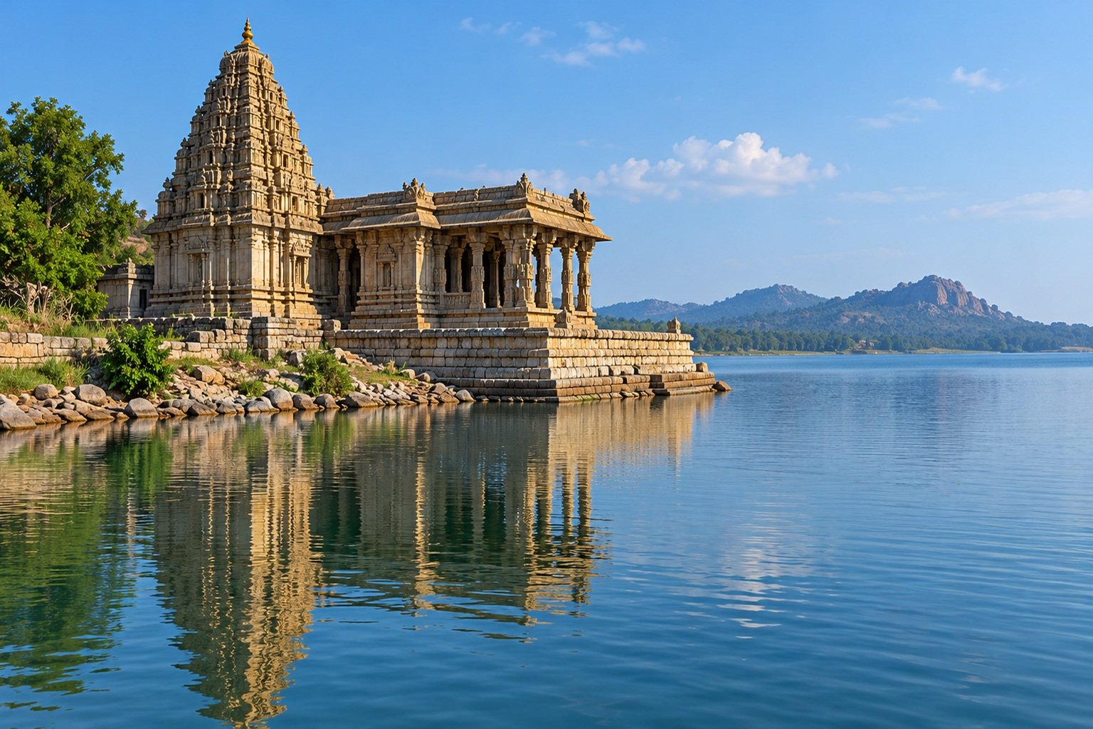 Venugopala Swamy Temple: Hosa Kannambadi, KRS Backwaters, Timings & Sunset Boating